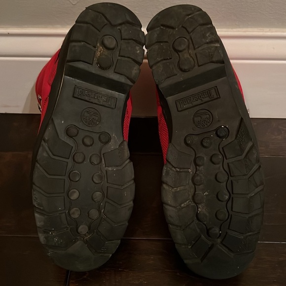 Timberland Red Boots GUC 7 - Picture 7 of 13